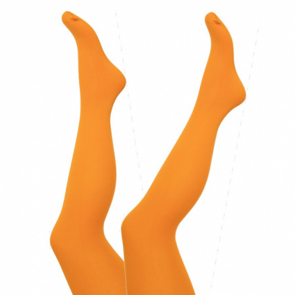 orange strømpebukser